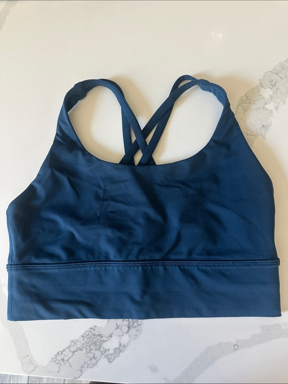 Women's Deep Teal/Navy Lululemon Align Longer length Sports Bra size 6